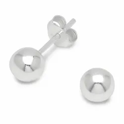 Kollektionsmuster Kugel Ohrringe in Silber