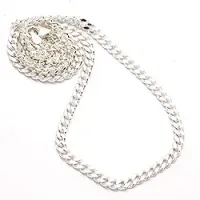 Kollektionsmuster BNH Panzerhalskette aus Silber 45 cm x 12,0 mm 