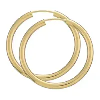 Kollektionsmuster BNH Kreolenohrringe in 8 Karat Gold