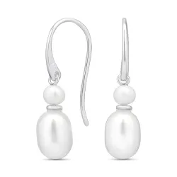 Kollektionsmuster Perle Ohrringe in Silber