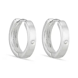 Kollektionsmuster Zirkon Kreole in Silber