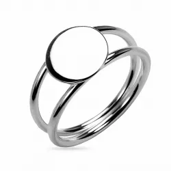 Kollektionsmuster runder Ring aus Silber