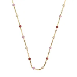 Enamel Lola Rosie Halskette in vergoldetem Sterlingsilber